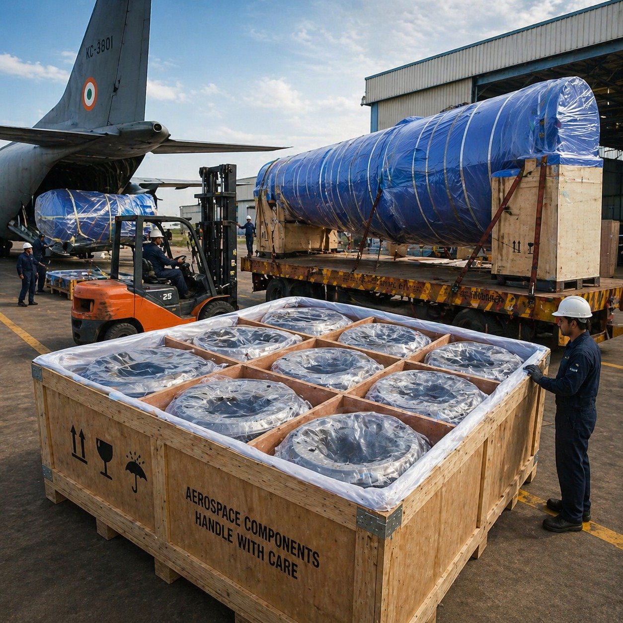 Aerospace defence packaging